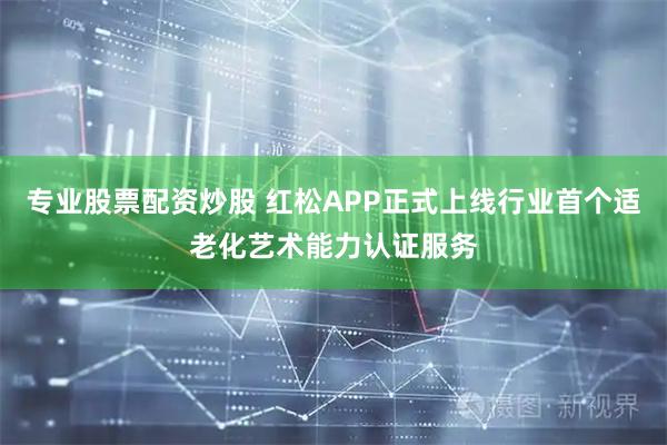 专业股票配资炒股 红松APP正式上线行业首个适老化艺术能力认证服务